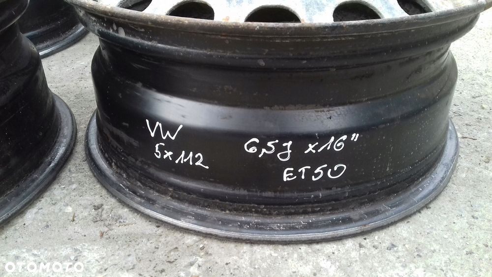 felgi stalowe vw skoda audi seat 5x112 6,5jx16'' et50 - 5