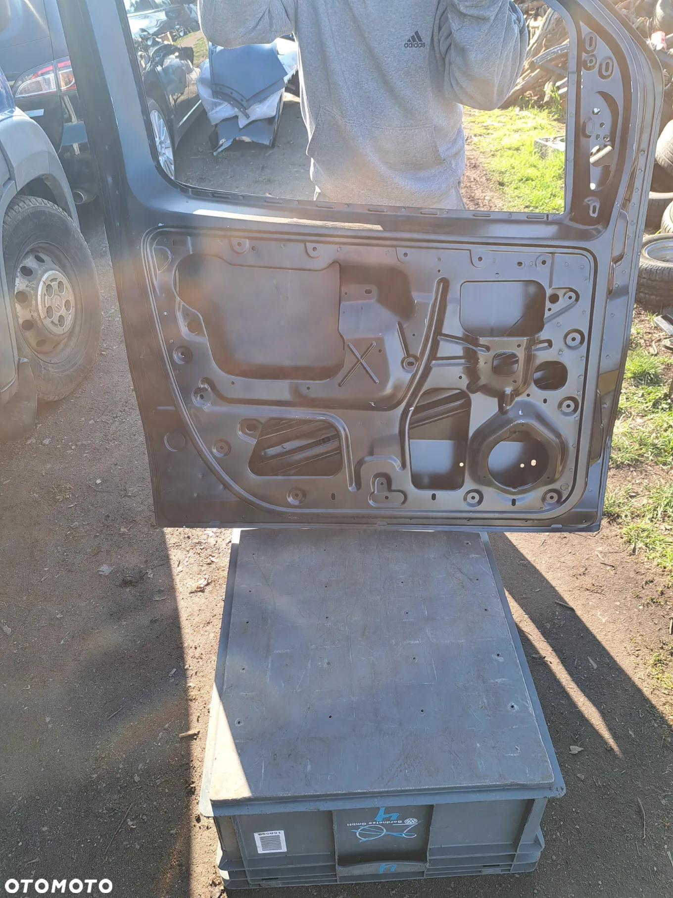 Drzwi przednie lewe Fiat Fiorino III Qubo Citroën Nemo Peugeot Bipper 1396516080 Drzwi lewy przód przednie - 10