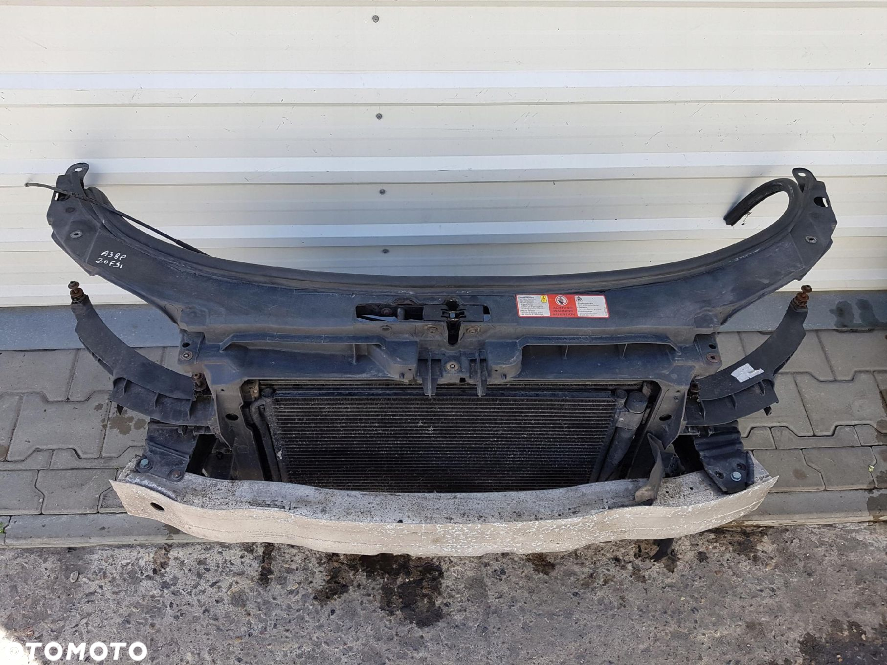 AUDI A3 8P 03-07r 2.0 TFSI PAS PRZEDNI CHŁODNICE WENTYLATORY - 2