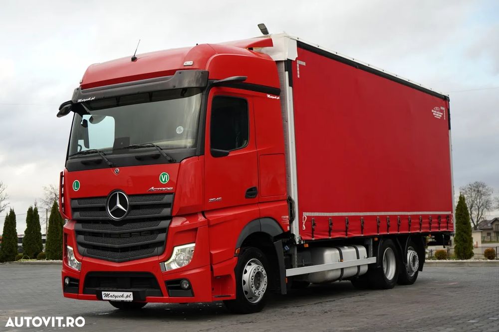 Mercedes-Benz ACTROS / 2545 / CORTINĂ / 6x2 / I-PARK COOL / BIG SPACE / WIELTON / 2021 - 1