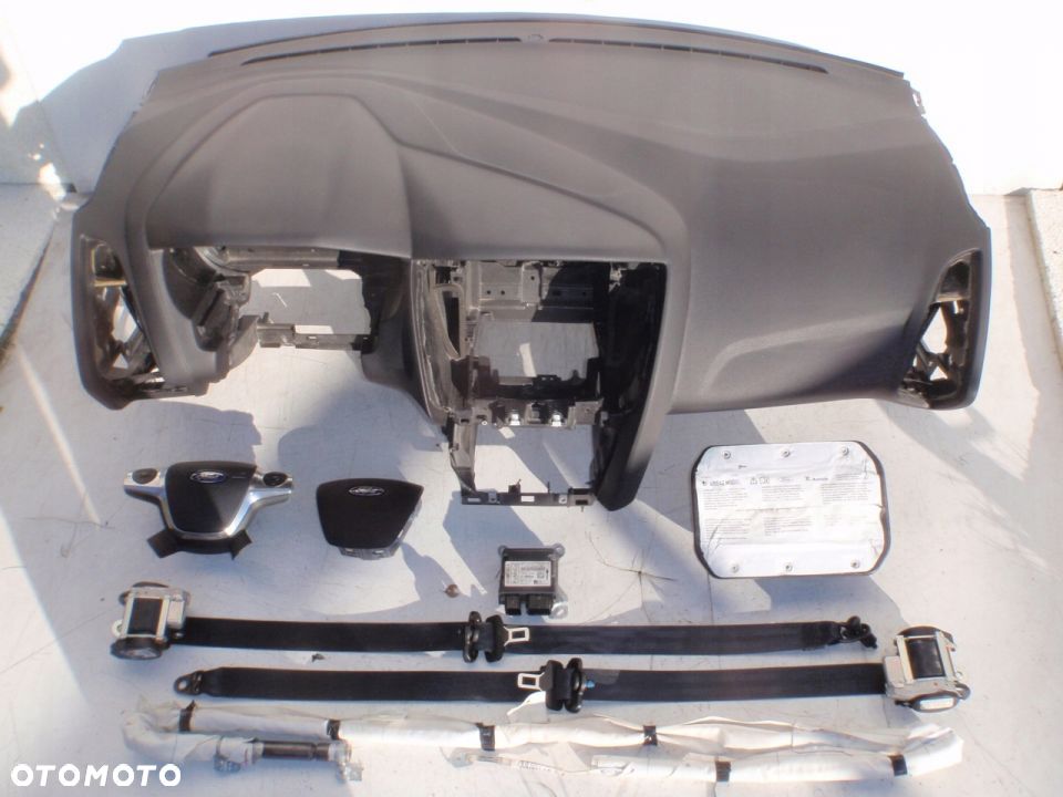 FORD FOCUS MK3 DESKA KONSOLA KOKPIT PULPIT PÓŁKA PARAPET PODUSZKI AIRBAG PASY PAS - 1