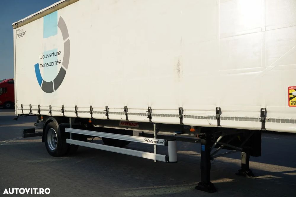 Fruehauf CITYLINER CORTINĂ / 1 AXĂ / DIRECȚIE / LUNGIME 11 M / CUREA CĂRUCIOR / PODEA REZISTENTĂ - 9