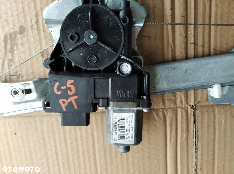 Citroen C5 III X7  mechanizm podnośnik szyby tył tylny prawy lewy - 4