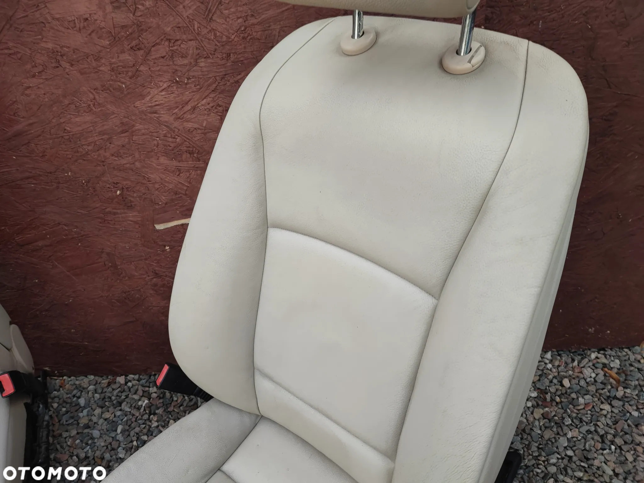 BMW F10 / F11 ORYGINALNE FOTELE PRZEDNIE LEWEY / PRAWY W KOLORZE OYSTER / DAKOTA CREMA ELEKTRYCZNE, PODGRZEWANE O NR. 52 10 9 172 763 OEM - 10