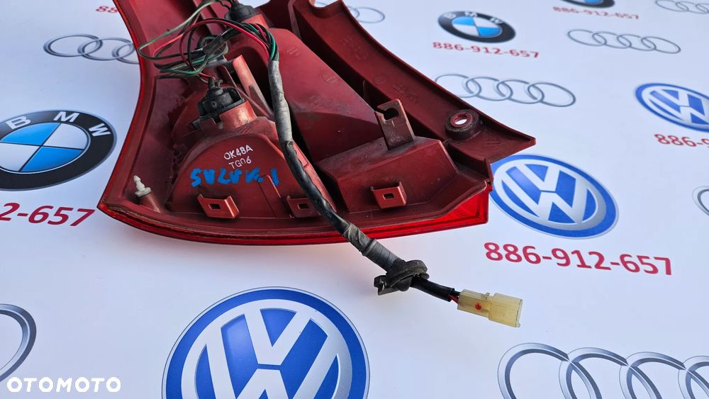 Lampa tył prawy Tylna prawa Kompletna z żarówkami SUZUKI SWIFT III MK6 2005-2007 EUROPA - 12