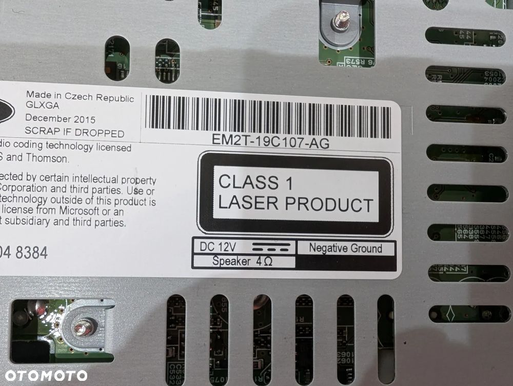 FORD S-MAX MK2 RADIO NAWIGACJA WYŚWIETLACZ CZYTNIK EM2T-14F239-AH EM2T-18B955-FD EM2T-19C107-AG EM2T-18E245-AE - 6