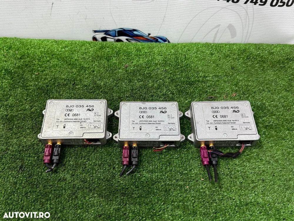 AMPLIFICATOR ANTENA (3 BUC.) AUDI A4 AVANT 2.0 DIESEL 2009 2009-2016 AUDI A6 C6 SEDAN 2.0 DIESEL 2009 2006-2010 COD OEM 8J0035456 - 5