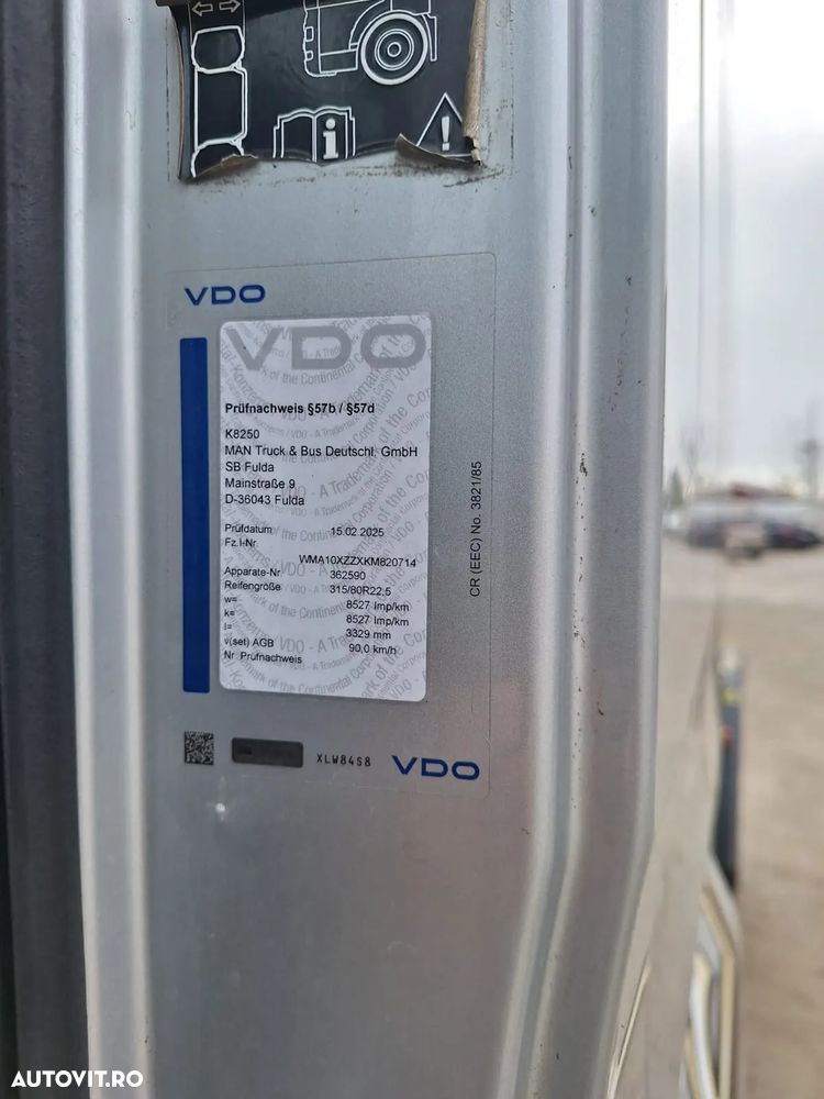 MAN TGX 18.500 4x2, 2019, 581.059km KIT BASCULARE, jante AL,Camera spate, AUTOMATA+INTARDER 6 trepte, Argintiu  metalizat, FRIGIDER, BALOANE FATA, Parasolar, GOARNE, Bara metalica fata, STARE FOARTE BUNA-POSIBILITATE LEASING 4 ani-PROMOTIE 25.900 EUR+Tva - 34