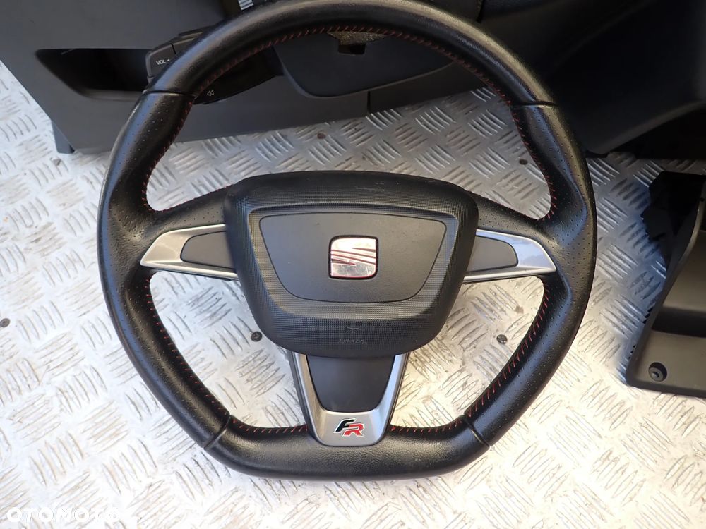 KOKPIT DESKA ROZDIELCZA SEAT IBIZA III FR , WERSJA 3 DRZWIOWA  Z KIEROWNICĄ - 8