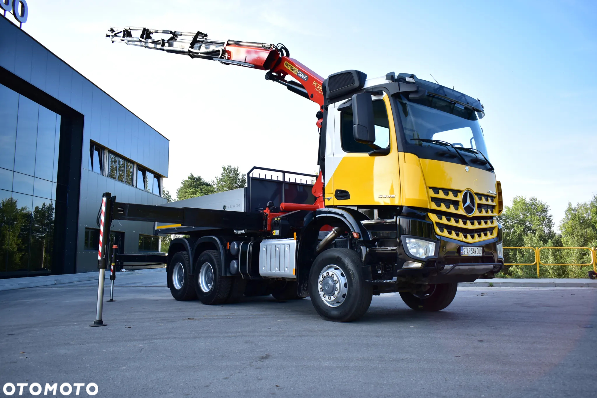 Mercedes-Benz ACTROS 3345 6x6 Palfinger PK 33002 HDS Żuraw Euro 6 Crane Kran - 2