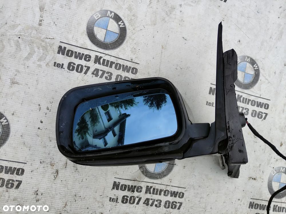 BMW E46 Sedan Kombi Lusterko lewe Black Sapphire 475 5 pinów Europa - 6