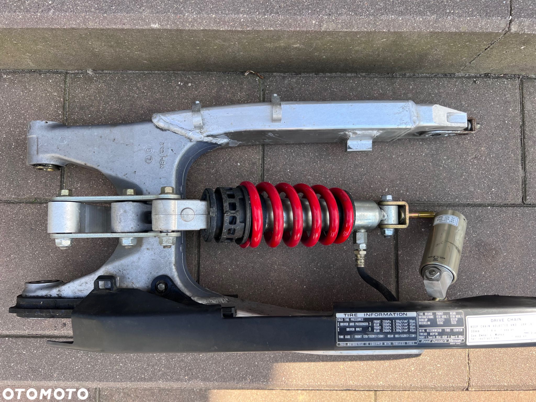 AMORTYZATOR TYŁ HONDA CBR 600 F4 - 1
