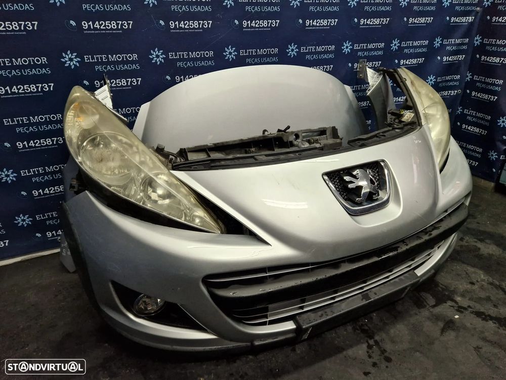 Frente completa usada PEUGEOT 207 1.6 HDI capot parachoques oticas guarda lamas radiador - 2