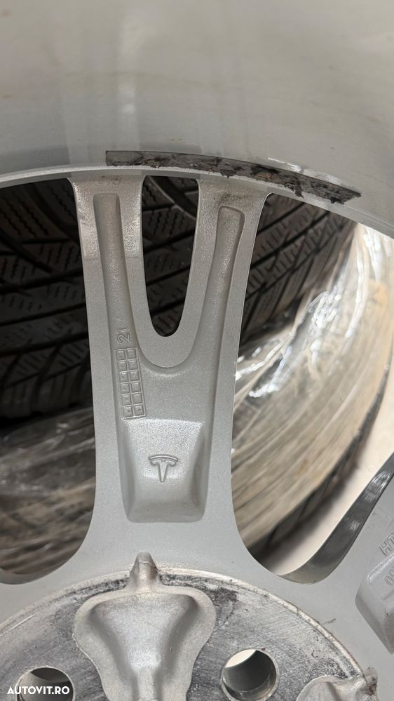 Vând jante originale Tesla S pe 19” cu anvelope de iarnă - 5