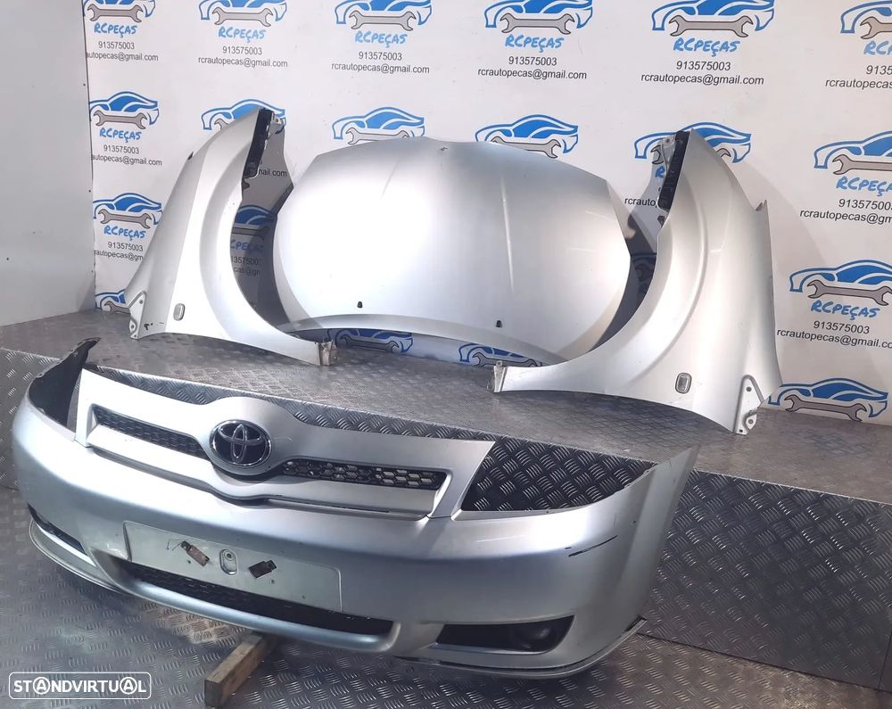 FRENTE COMPLETA TOYOTA COROLLA VERSO E12 CAPOT PARACHOQUES GUARDA-LAMAS OTICAS RADIADOR VENTILADOR - 9