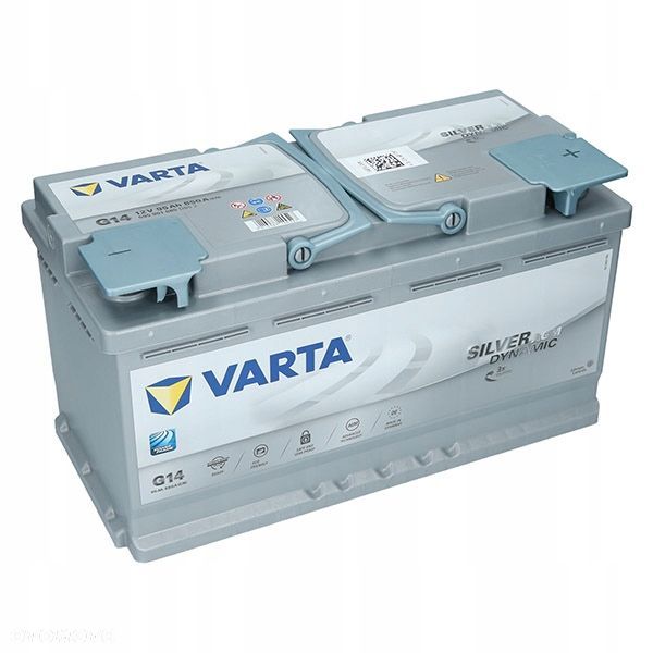 Akumulator Varta AGM G14 12V 95Ah 850A L5 StartStop P - 26,4 kg - 1