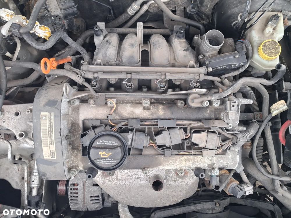 Silnik kompletny 1.4 16V 75KM BKY SKODA VW SEAT FABIA I 1 POLO IBIZA III 3 IV 4 Cordoba DO ODPALENIA TEST Mały Przebieg - 2