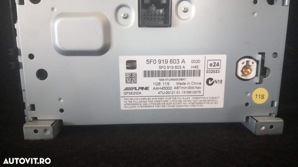 DISPLAY NAVI SEAT LEON 5F  5F0919603A - 2