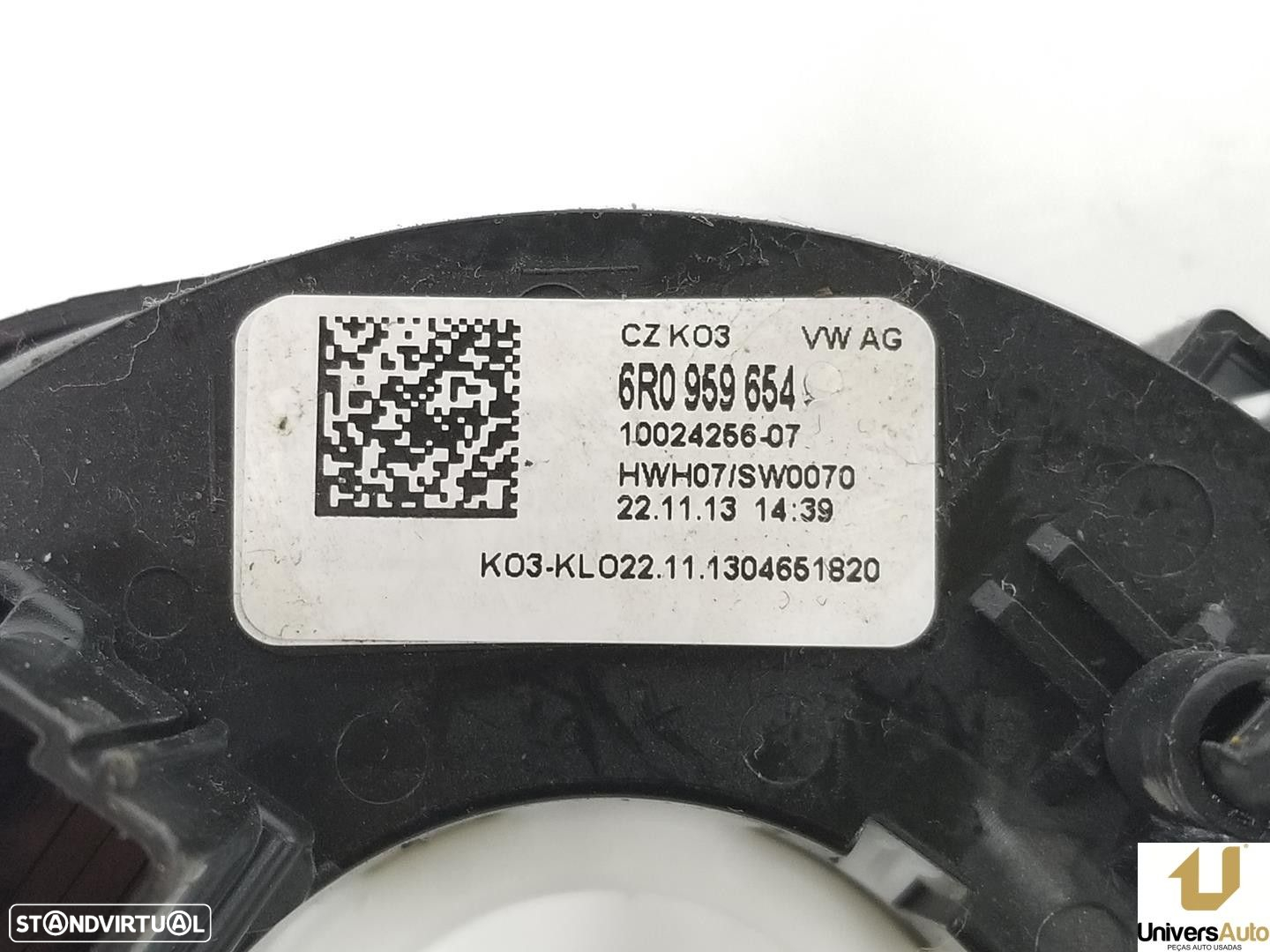 FITA AIRBAG VOLKSWAGEN POLO 2014 -6R0959654 - 2
