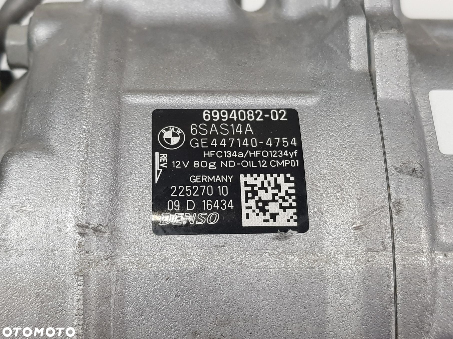 Kompresor Sprężarka klimatyzacji BMW F10 F20 F30 6994082 - 9