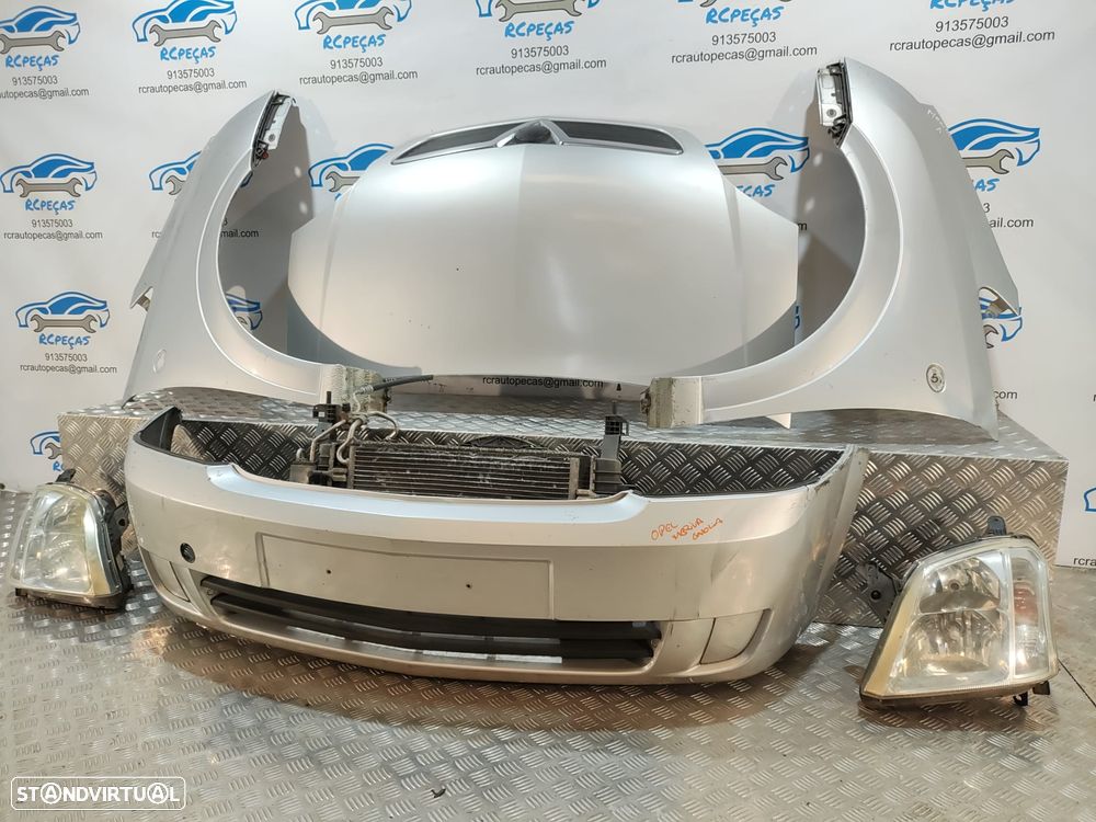 FRENTE COMPLETA OPEL MERIVA A X03 CAPOT PARACHOQUES GUARDA-LAMAS OTICA OTICAS RADIADOR VENTILADOR REFORÇO - 4