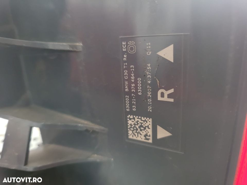 Stopuri Lampa Stop Tripla Stanga Dreapta Aripa Portbagaj Bmw G30 Originale - 8