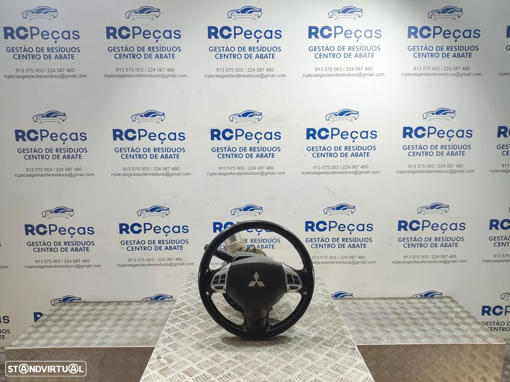 Volante Airbag Pele Comandos Multifunções Mitsubishi ASX I 1 Mk1 Fase 1 2010 a 2013 - 8