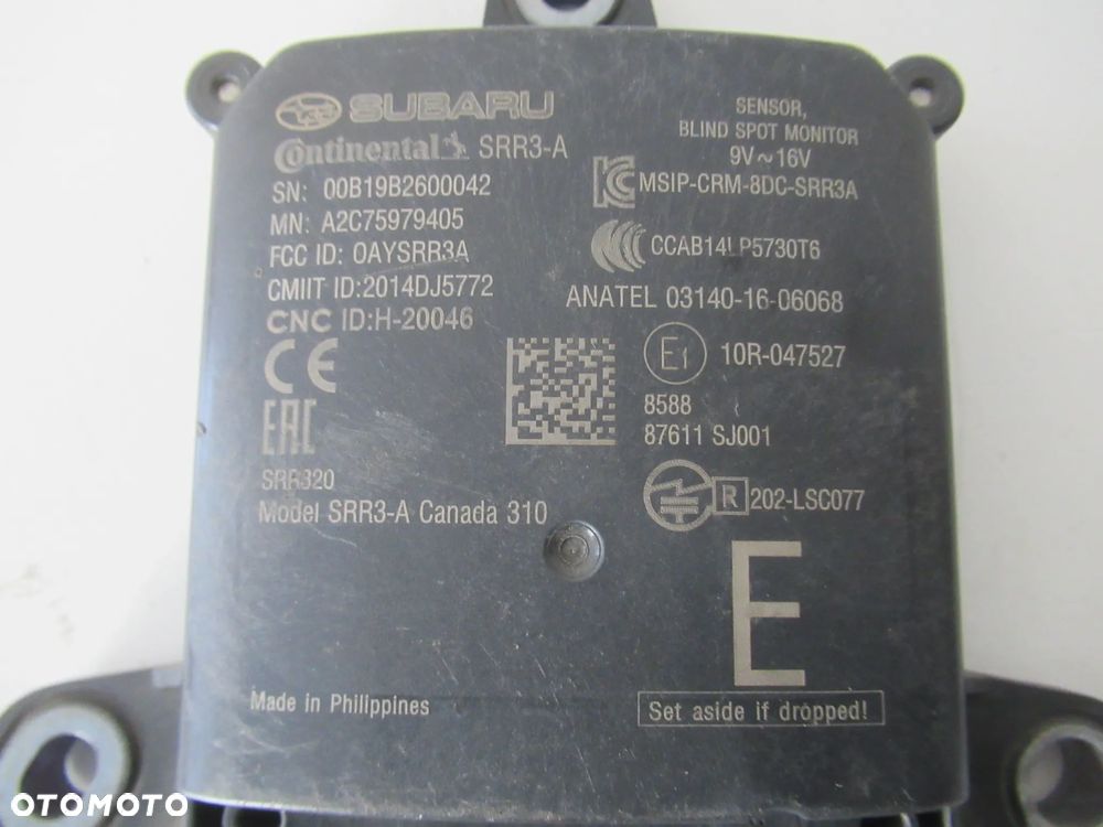 CZUJNIK SENSOR MARTWEGO POLA SUBARU FORESTER SK V 87611-SJ001 2018- - 3