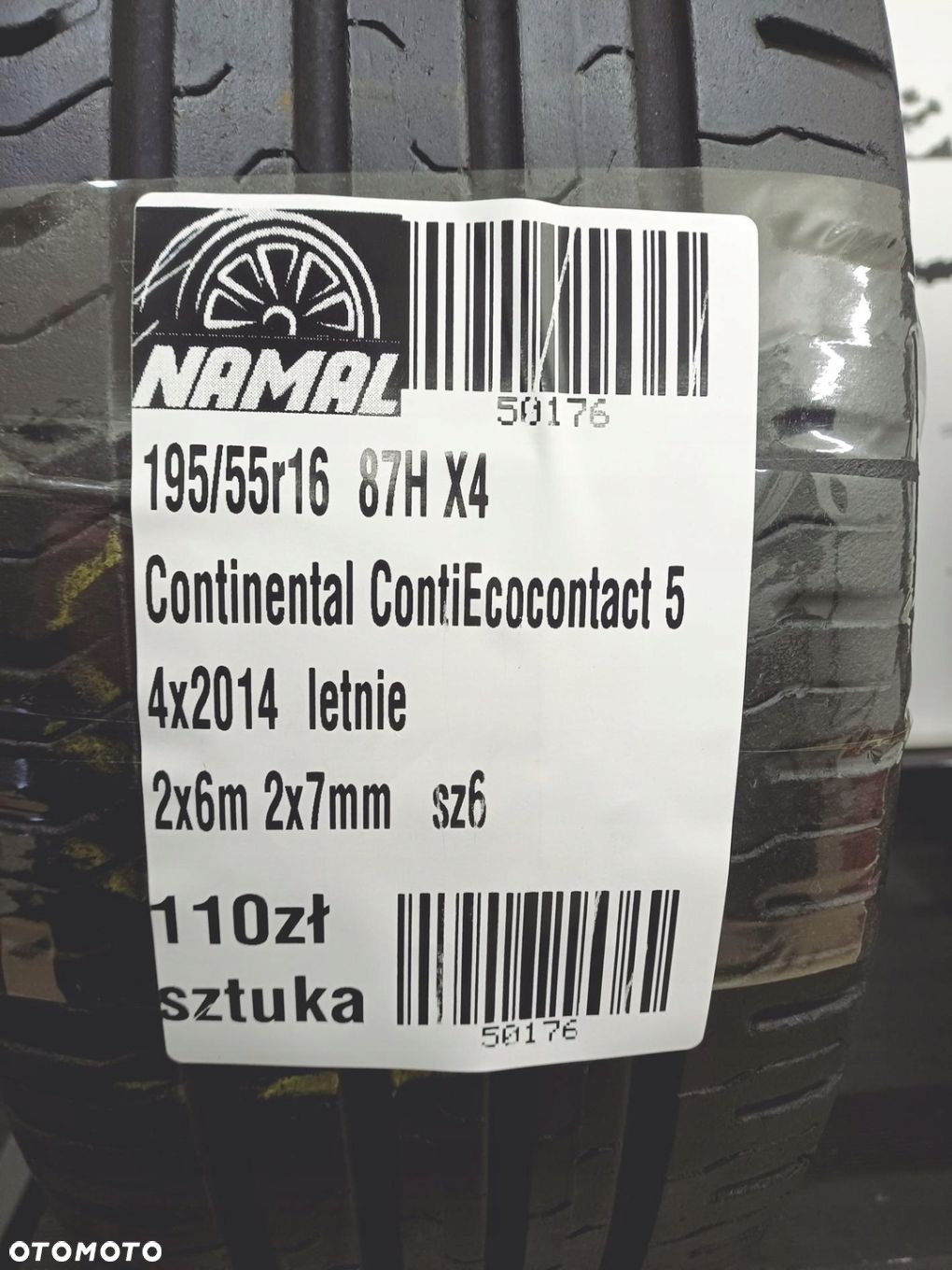 195/55R16 continental opony letnie 7mm 50176 - 10
