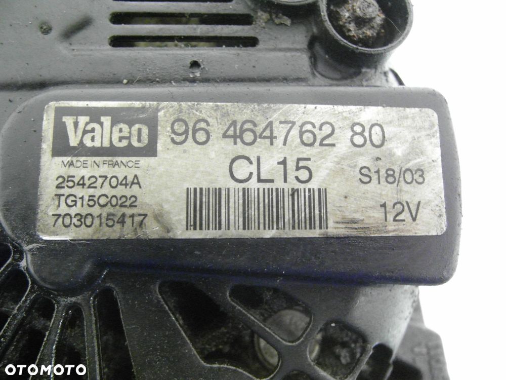 ALTERNATOR CITROEN BERLINGO I 2.0 HDI 90 9646476280 2542704A TG15C022 - 4
