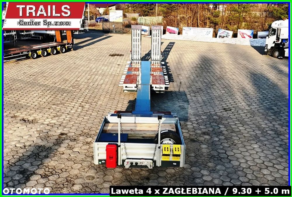 Inny Naczepa rozciągana dł. 18,60 m, zagłębiana x 4, szer. 3,00 m - NAJAZDY HYDRAULICZNE. !!! - 21
