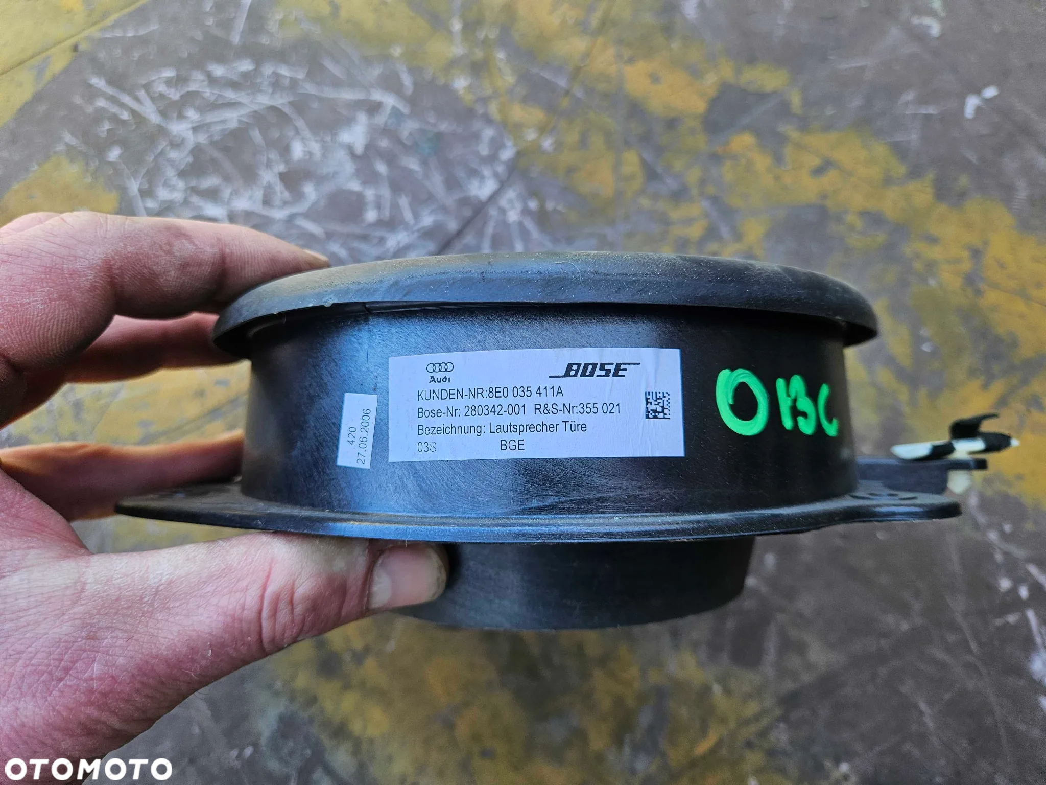 Głośnik 8E0035411A BOSE Drzwi Lewy Prawy Audi A4 B6 B7 A3 8P Seat Exeo - 8
