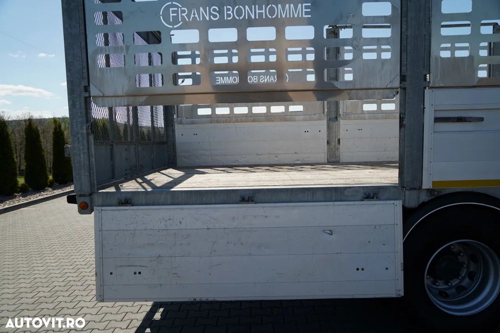 DAF LF 250 / 4X2 / LIVRARE - 7.30 + HDS HYVA HB 150XE3 / RADIOCOMANDĂ / ROTATOARE / MAX. CAPACITATE DE RIDICARE: 5200 KG / FURCĂ PENTRU PALEȚI / EURO 6 - 22