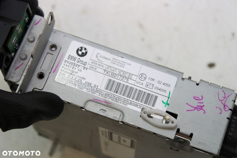 BMW 5 E60 E61 Radio Czytnik Płyt CD LIFT 9149242 BUSINESS - 6