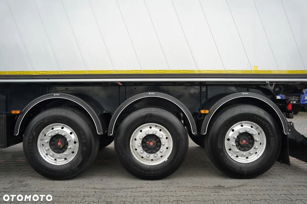 Wielton / WYWROTKA - 46 m3 / ALUMINIOWA / OŚ PODNOSZONA / OSIE SAF / KLAPO DRZWI / WAGA: 6 130 KG / - 20
