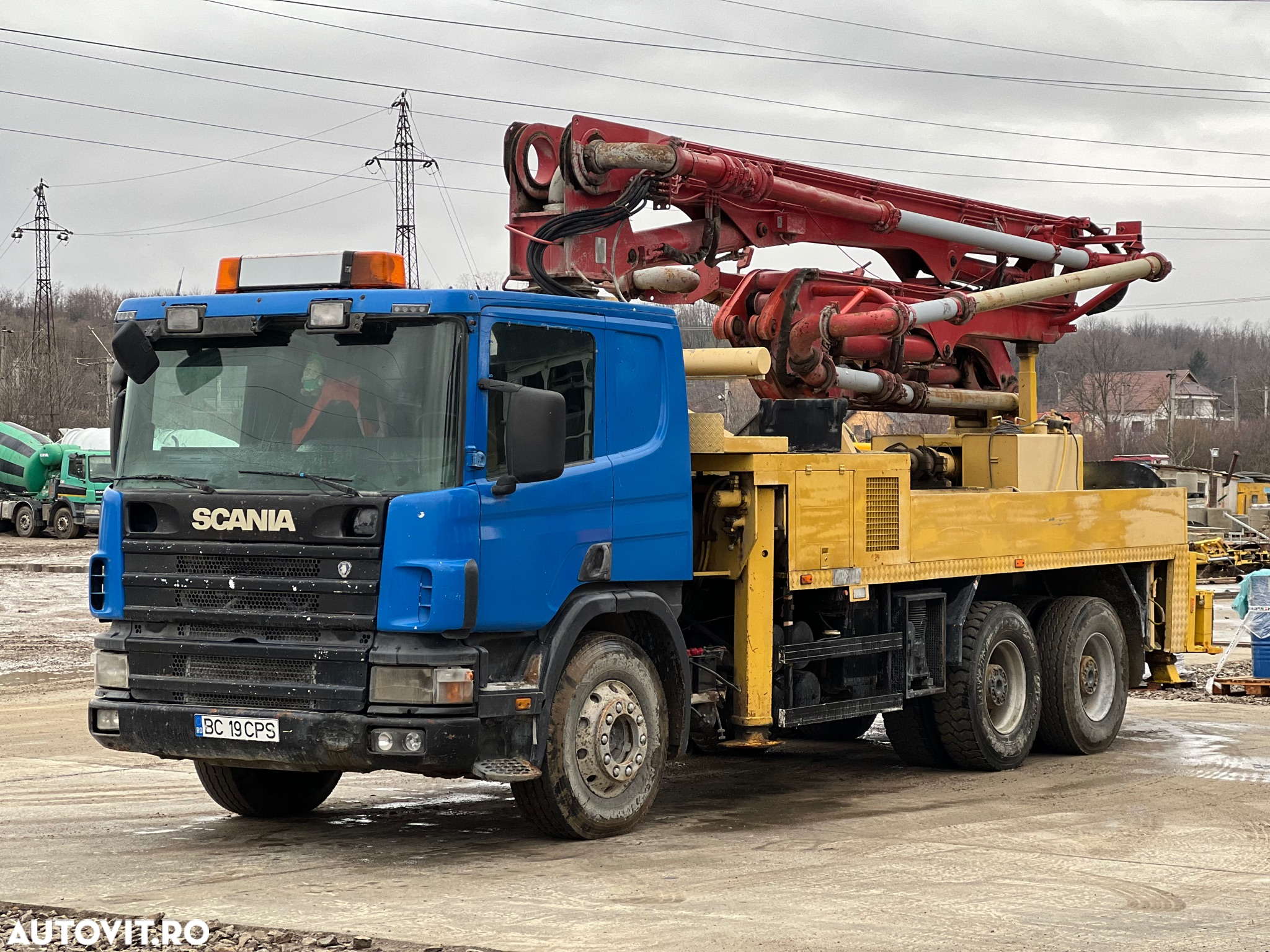 Scania Pompa beton PUTZMEISTER 24m 4 brate - 4