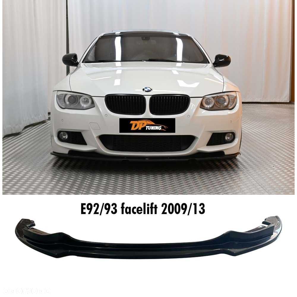 bmw e92 e93 LCI 09-13 splitter zderzaka dokładka spoiler PIANO BLACK - 4