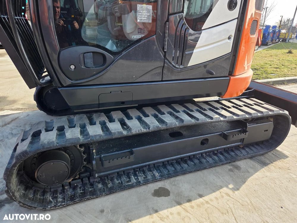 Hitachi ZX85, 8.5t,, 2021, 2.429h, lama,  CUPLA RAPIDA HIDRAULICA+ 3 CUPE NOI, instalatie picon, a doua inst. hidraulica, SENILE CAUCIUC NOI, protectie cabina, posibilitate leasing 4 ani-PROMOTIE 59.900 EUR+TVA - 10