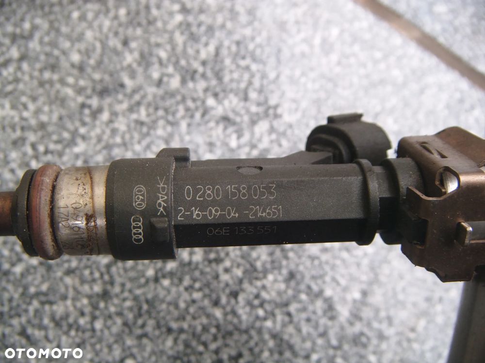 audi a6 c6 2.4 v6 listwa wtryskowa kompletna 0280158053 - 3