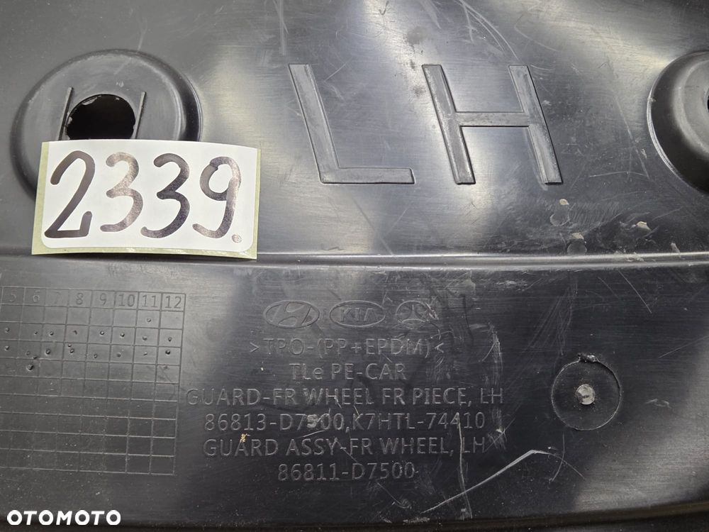 Nadkole lewe przednie lewy przód Hyundai Tucson III 3 lift 18- 86813D7500 - 7