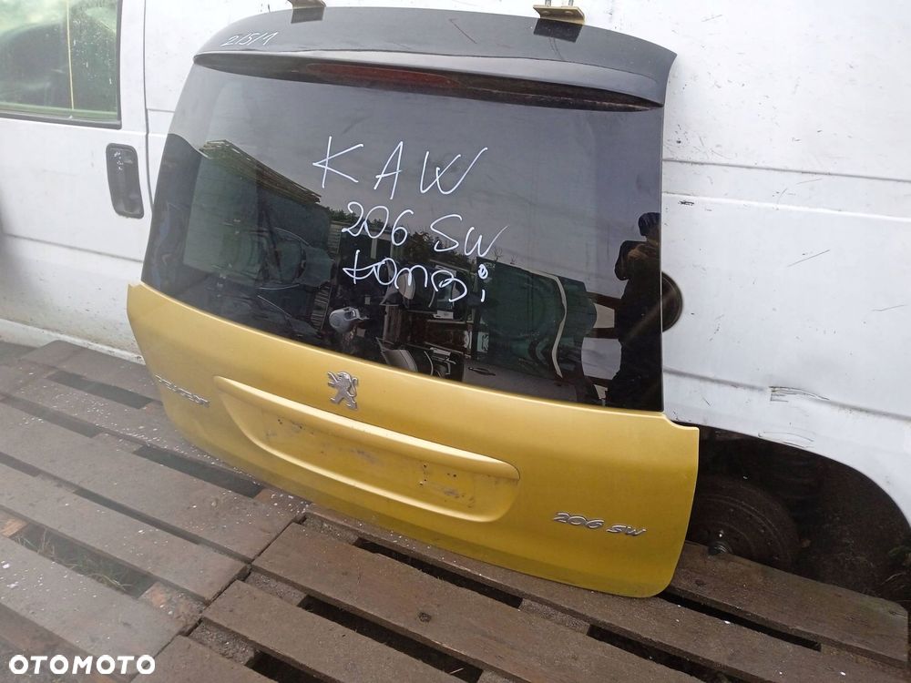Klapa Bagażnika Tylna Tył Peugeot 206 Kaw Uchylna - 3