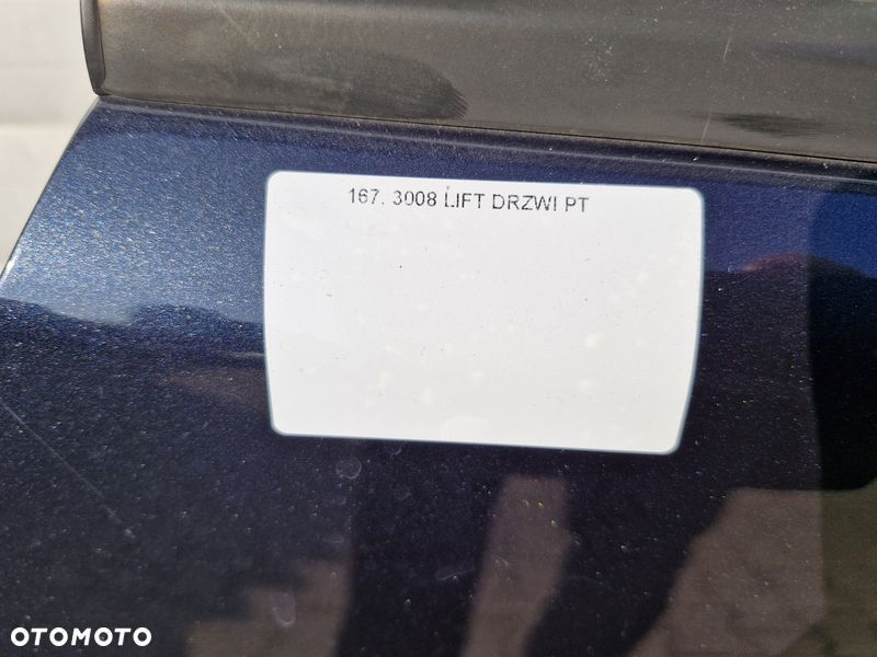 PEUGEOT 3008 I 1 DRZWI PRAWY TYŁ TYLNE - 2