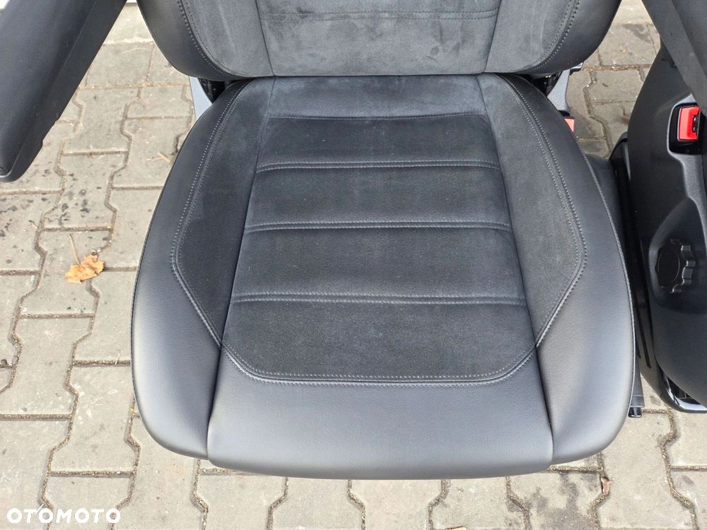VW T6 MULTIVAN HIGHLINE fotel pasażera przód skóra alcantara - 7