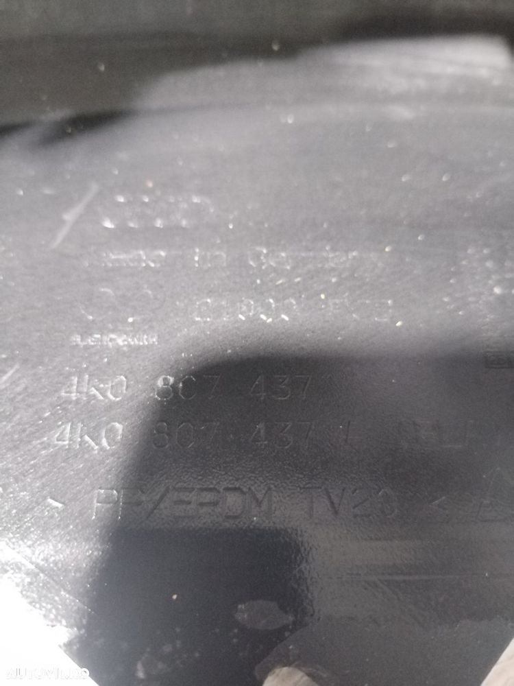 Bara fata Audi A6 C8, 2018, 2019, 2020, 2021, 2022, 4K0807437. - 19