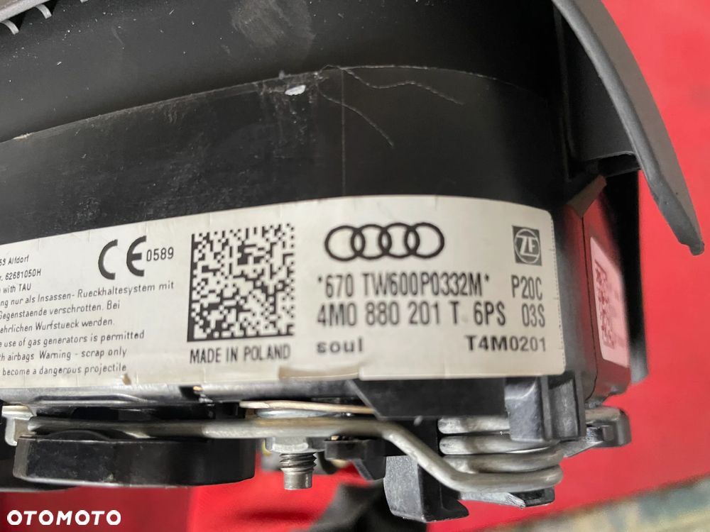 AUDI Q7 Q8 AIRBAG PODUSZKA KIEROWCY 4M0880201T - 5