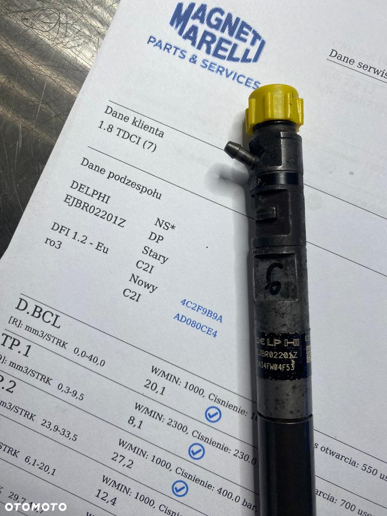 WTRYSKIWACZ TEST EJBR01601Z 1.8 TDCI WTRYSK WYDRUK IMA FORD FOCUS MK1 CONNECT RENAULT NOWY DELPHI - 2