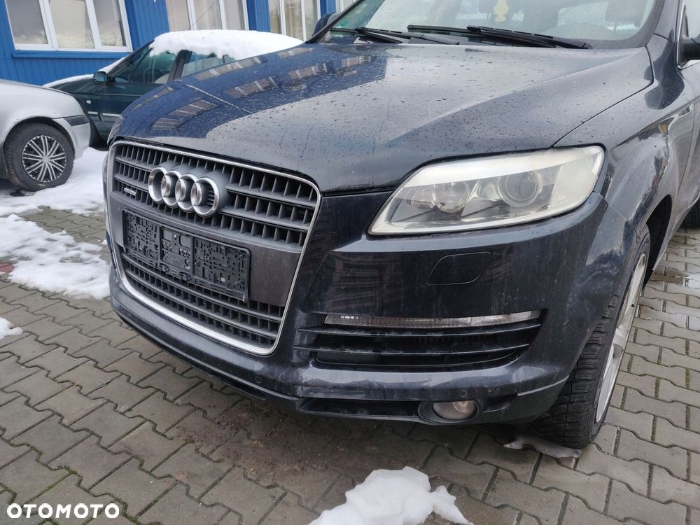 Audi Q7 I 4L 05-09 3.0 TDI Zderzak przód Xenon PDC LZ5Q - 1