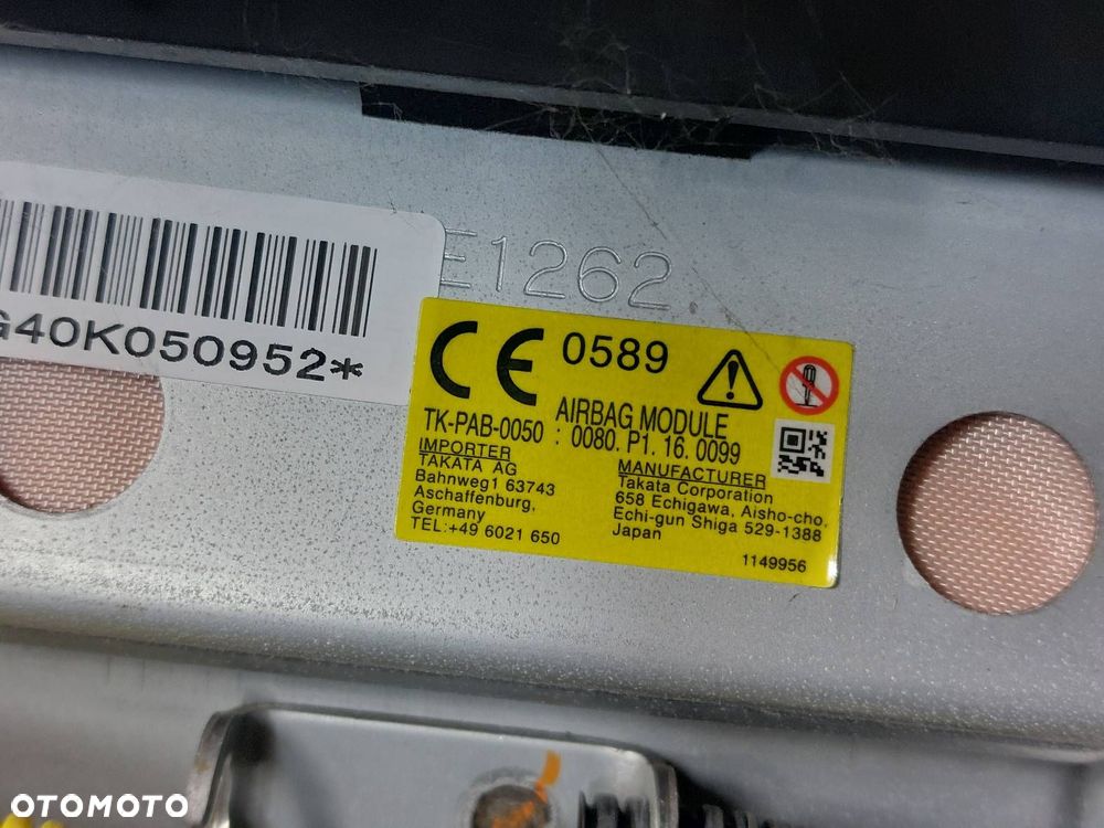 ZESTAW AIRBAG KOKPIT DESKA MODUŁ PODUSZKI PASY TAŚMA SUBARU LEGACY IV - 8