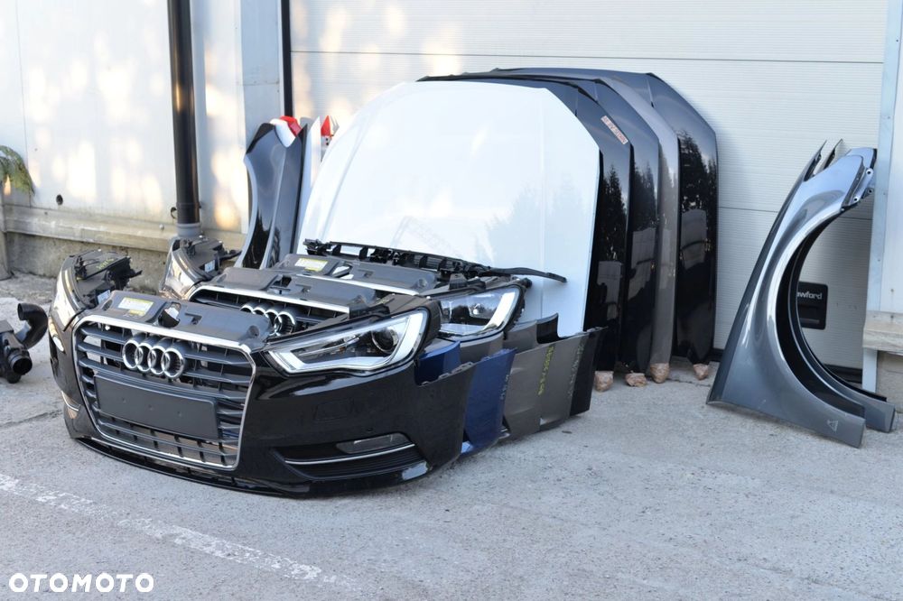 MASKA ZDERZAK GRILL BŁOTNIK LAMPA H7 XENON PAS BELKA AUDI A3 8V SEDAN - 3
