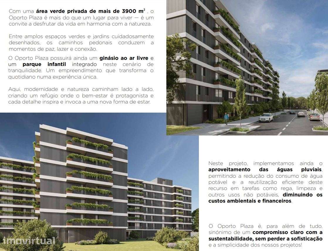 T2 Novo no empreendimento OPORTO PLAZA na zona do Jardim da Arca D´Águ - Grande imagem: 3/13